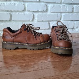 Dr. Martins Vintage Low Top Brown Leather Sneakers